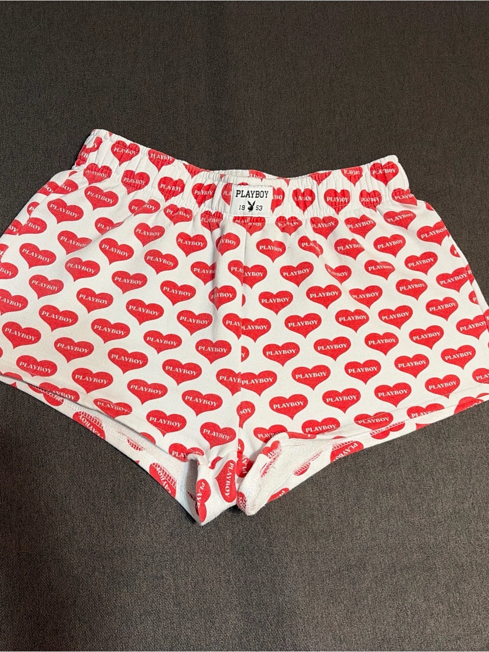 PLAYBOY White Shorts size Medium